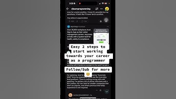 💻Get A Programming Job By Starting With These 2 Steps #howtobecomeasoftwareengineer #programming