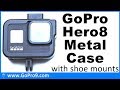 GoPro Hero 8 aluminium alloy metal case with hot shoe & cold shoe mount adapter - it's cheap & good