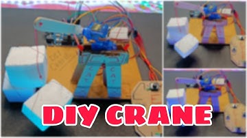 DIY Arduino Crane | Inspiring Award School Project | robotic arm