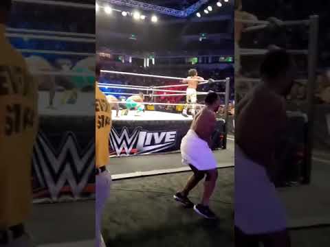 Very Funny Moment Big E Came Without Clothes At Ringside WWEColumbia Live Event Short 8 15 2021