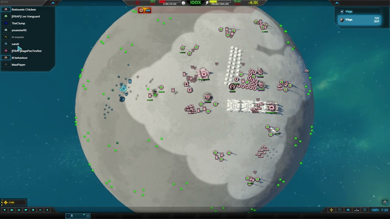 9 Player FFA Planetary Annihilation: TITANS