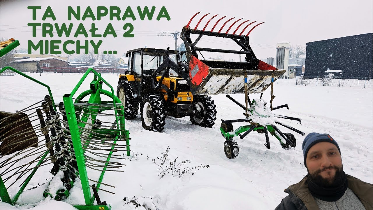 Naprawiamy połamaną zgrabiarkę Inter-tech zkt 420 🔧