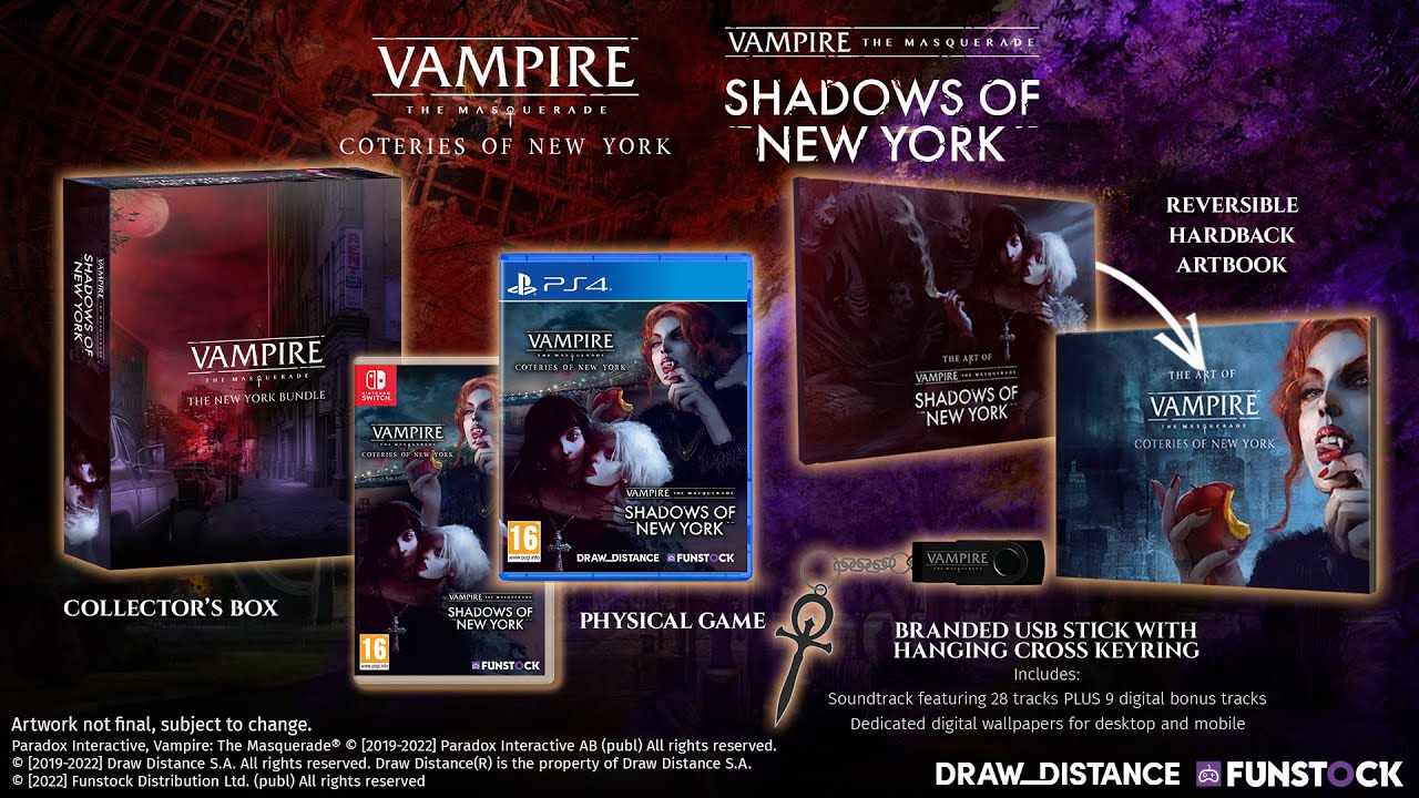 Vampire the Masquerade Coteries and Shadows of New York - PlayStation 4, PlayStation 4