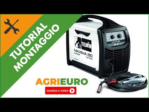 Saldatrice inverter a filo Telwin Maxima 190 Synergic - per MIG-MAG/FLUX/BRAZING: presentazione