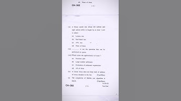 HPU Data Structure 3rd Year