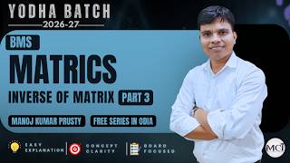 Matrics | BMS | Class 12 | Yodha Batch | Part 3 | Session 2026-27 | In Odia