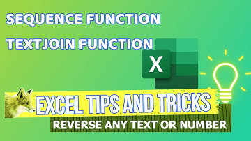 Excel Tips and Tricks - Reverse Any Text or Number Without Using VBA| Very Useful Formula
