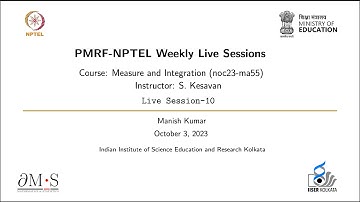Live Session-10(Measure theory and Integration)