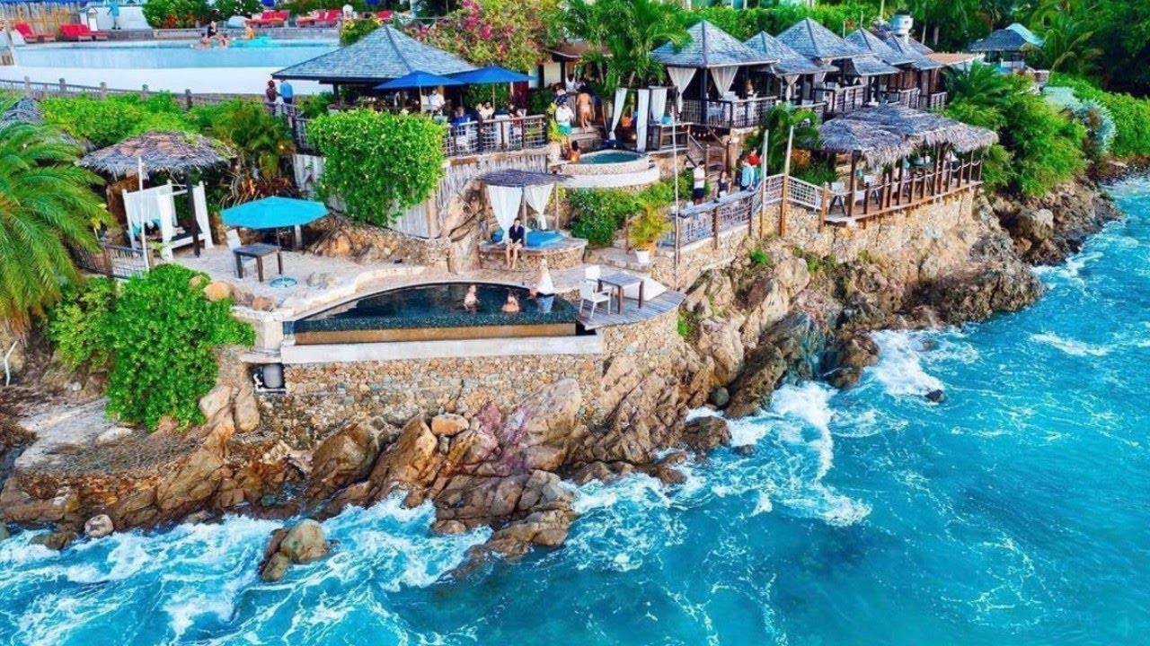 Sheer Rocks Restaurant at Cocobay Resort Antigua - YouTube