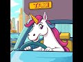 Unicorn Taxi Driver's Wild City Ride Gone Wrong?! 🦄😂😱