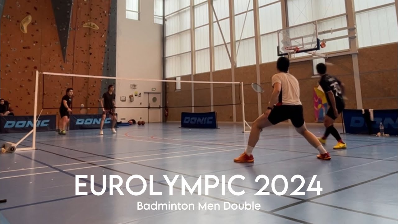 Eurolympic 2024 Final Badminton Men Doubles - YouTube
