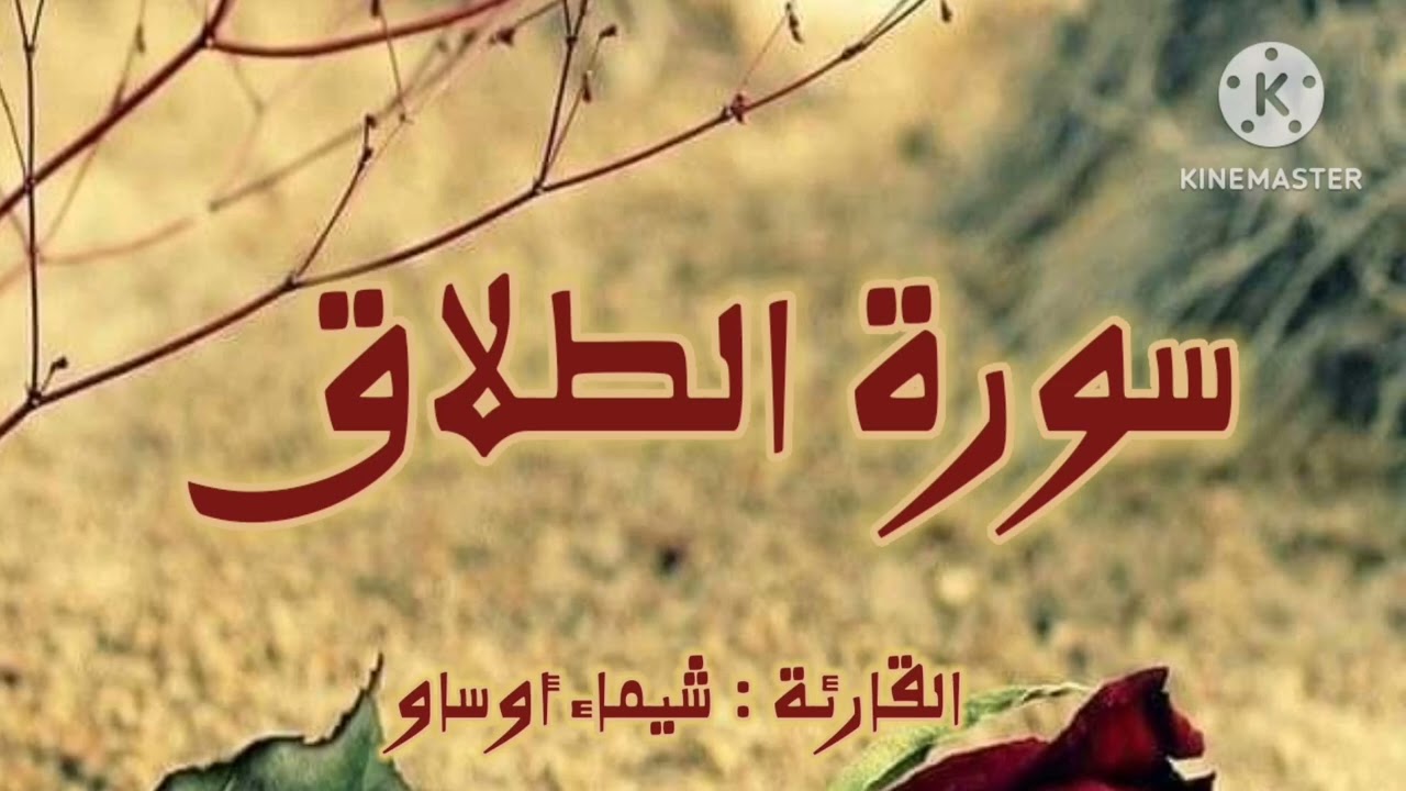 سورة الطلاق| رواية ورش عن نافع-القارئة شيماء أوساو ¦Surat At-talak by Chaimaa Oussaou
