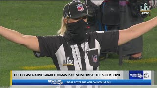 Sarah Thomas becomes first woman to referee at Super Bowl