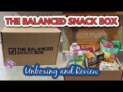 Unboxing The September BALANCED SNACK BOX from The Balanced Company! Coupon Code!