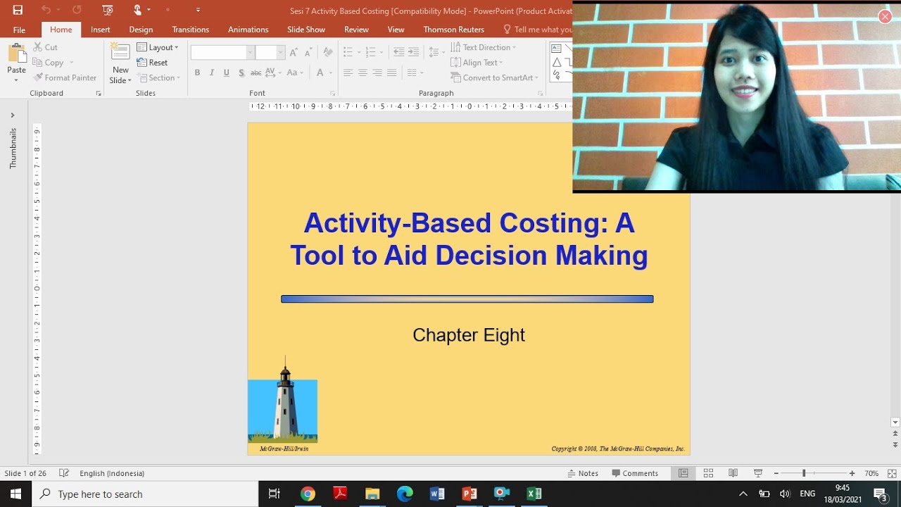 Sesi 7 Managerial Accounting  - Activity Based Costing (Chapter 4 Weygandt, Kieso, Kimmel)
