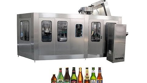 Craft Beer Bottling Machine Glass Bottle Beer Filling Capping Machine 5000BPH