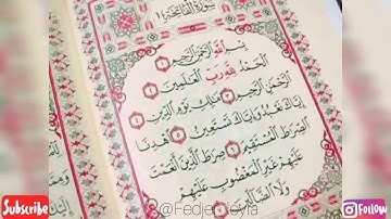 ماهر المعيقلي- سورة الفاتحة مكررة 21 مرة surat al-fatiha