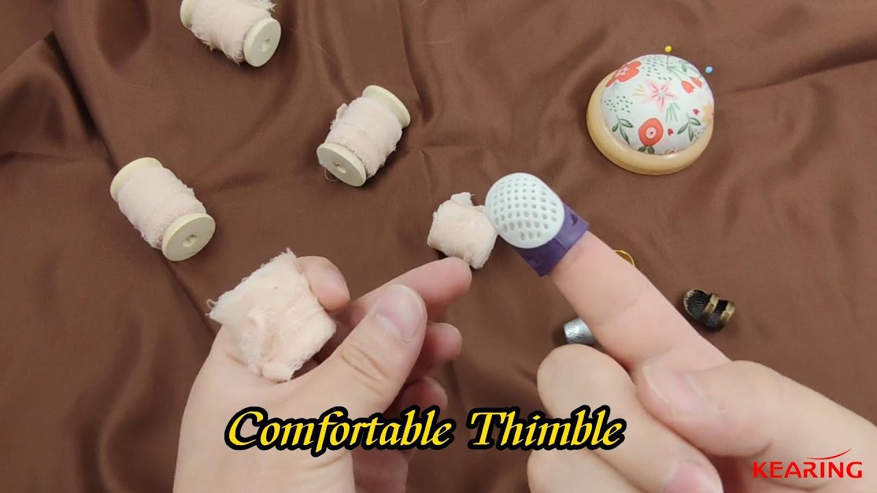 Video: Make a Thimble Liner From a Rubber Fingertip - Threads