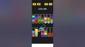 water sort puzzle level 4991