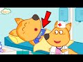 Baby Chris and Mom learn good habits for kids. Visiting Hospital and Doctor (educational video)