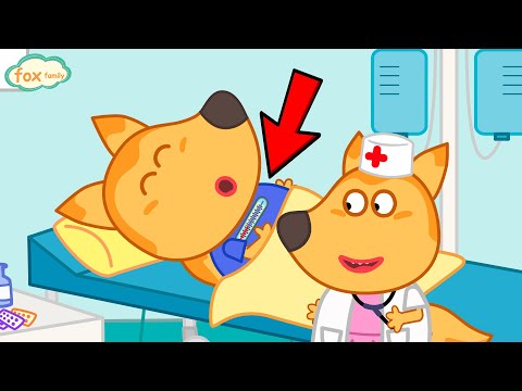 Baby Chris and Mom learn good habits for kids. Visiting Hospital and Doctor (educational video)