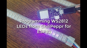 Programming WS2812 LEDs from ChiliPeppr ESP32 Worksapce for Lua