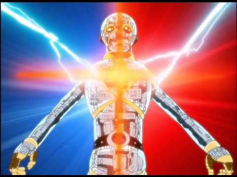 CAUTION Flashing Android Kikaider The Animation 2000 2003 Various Henshins