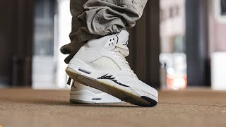 the best 5's since the off-white 5's - the Jordan 5 retro 'Sail' is aged perfection