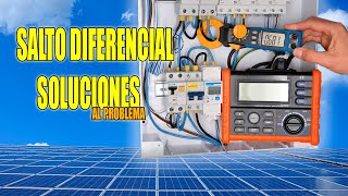 Solución al salto de diferencial en instalaciones fotovoltaicas de autoconsumo conectadas a red.