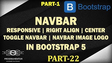 22 | Bootstrap 5 Navbar | Toggle Navbar Bootstrap 5 | Responsive NavBar | (Part-1) (Hindi/Urdu)
