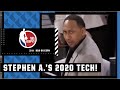 Stephen A.’s tech during the 2020 All-Star Celebrity game was comedy! 😆