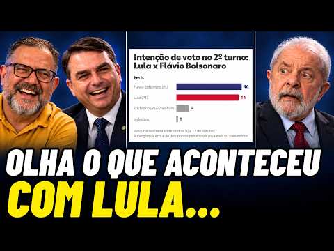 Quaest shows Flávio Bolsonaro at 46% to Lula's 44% in the runoff race
