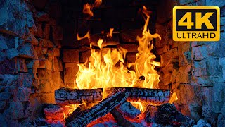 🔥 Perfect Fireplace Burning For Relaxation | Cozy Fireplace 4K Asmr & Crackling Fire Sounds 3 Hours