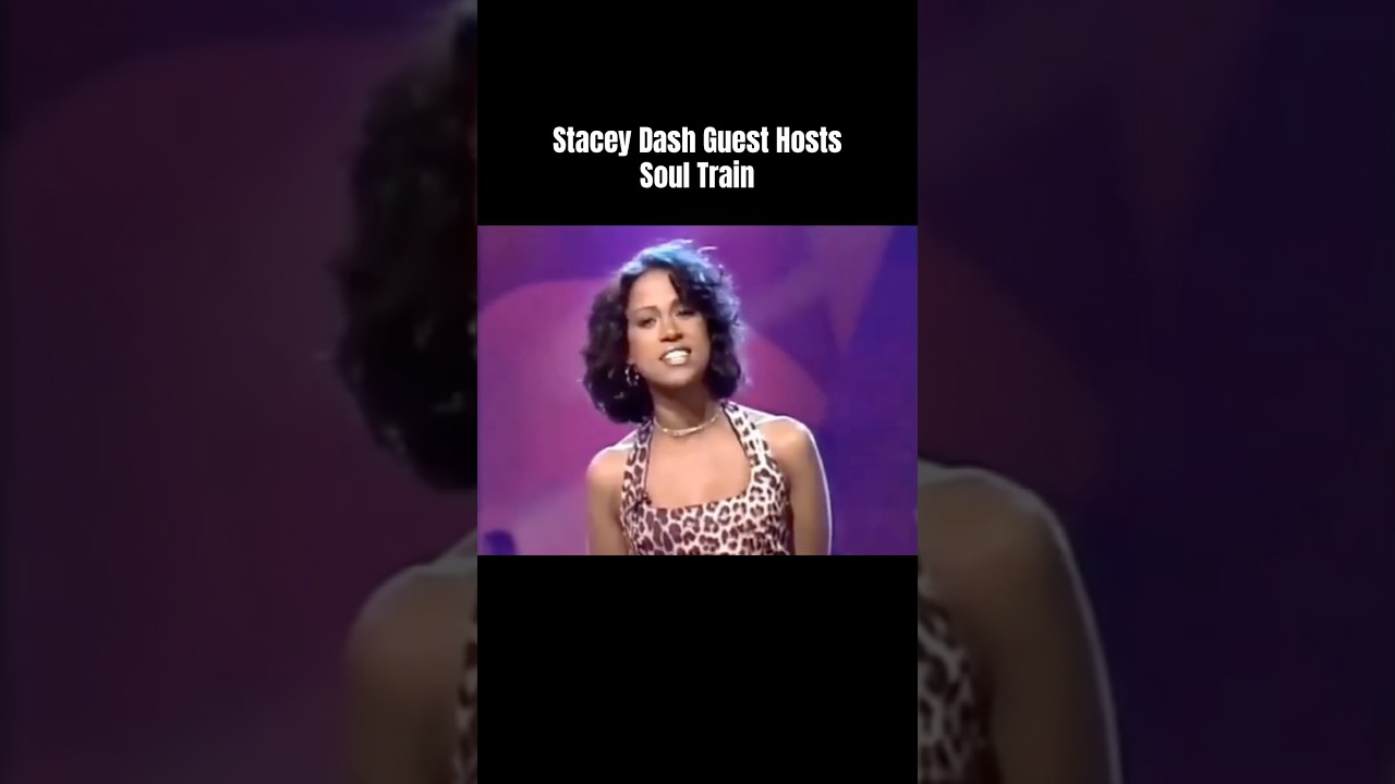 Stacey Dash guest hosts Soul Train in 1995. A rare 90s moment