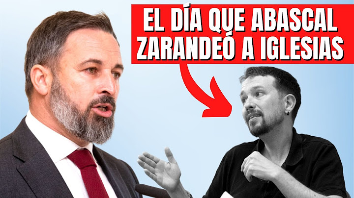 ¿Quieres ver la tunda que SANTIAGO ABASCAL sacude a IGLESIAS, mientras SÁNCHEZ pone cara de tonto?