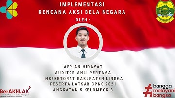 IMPLEMENTASI AKSI BELA NEGARA (RABN) || LATSAR CPNS 2022
