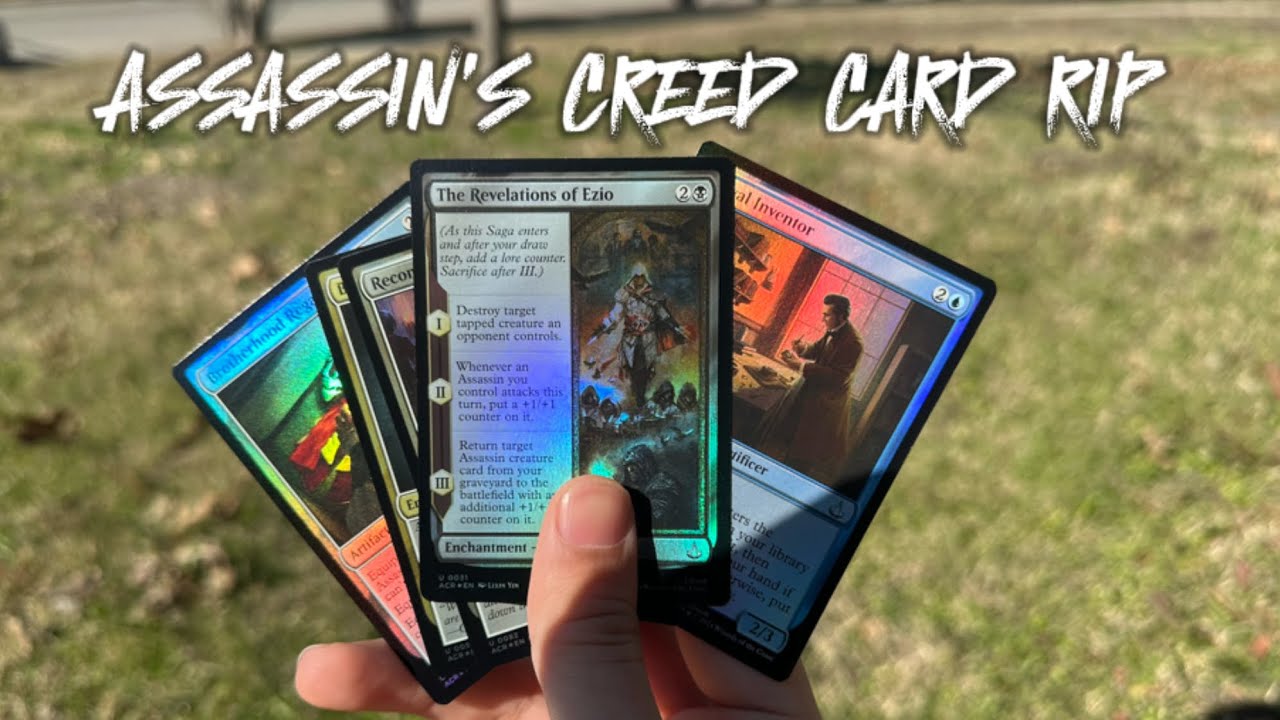 Assassin’s Creed MTG Card Rip! - YouTube