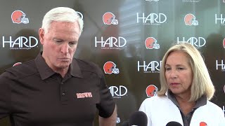 Jimmy and Dee Haslam on protests during the national anthem