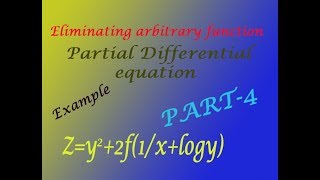 Celebrity Advanced calculus & numerical methods PDE eliminating arbitrary function interesting example(PART-4) Profile