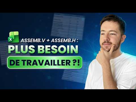ASSEMB.V & ASSEMB.H: the new functions that merge your tables in Excel! 🤯