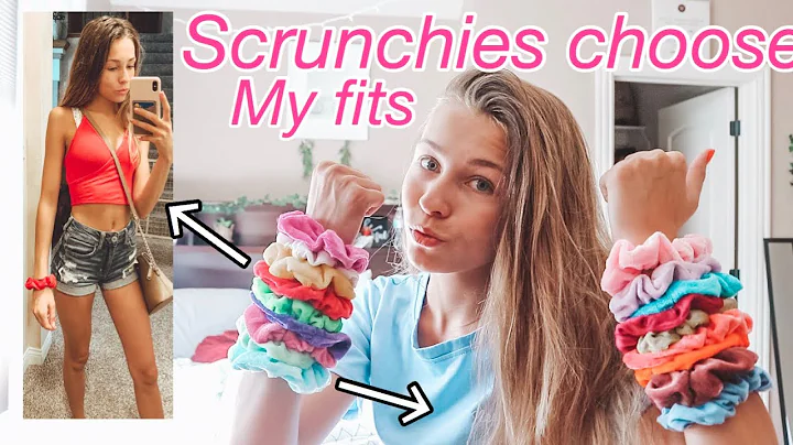colored scrunchies choose my outfits for a week