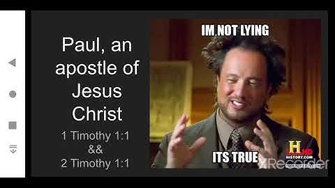 every time Paul claims to be an apostle or not lying