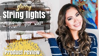 String Lights Review | Spice Up Your Wall,Patio Lighting,Wedding or Party | Just Fab and Glam By CA