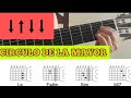 Círculo de LA MAYOR. ⚡️Fácil y rápido. ✨️ Acordes.  Lección 4. #clasesdeguitarra