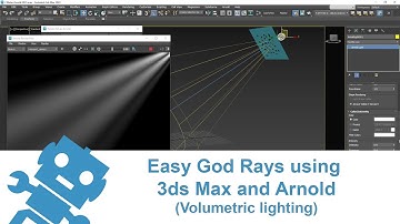 Easy God Rays in 3ds Max using Arnold (Volumetric lighting)