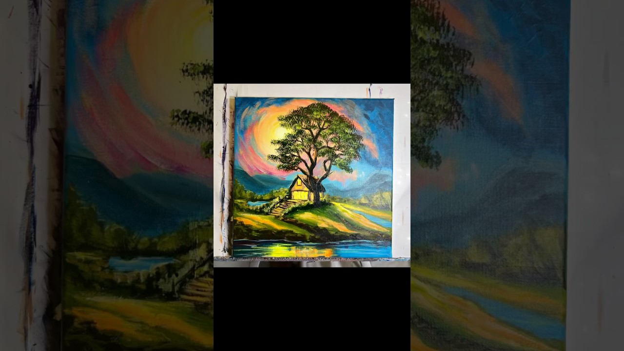 Painting with acrylics for beginners #painting tutorial #art # ...