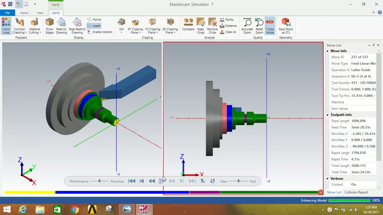 mastercam lathe programming