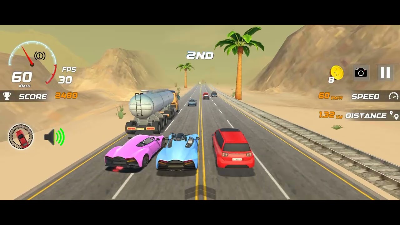 Car racing game gameplay - YouTube