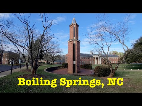 I'm visiting every town in NC - Boiling Springs, North Carolina