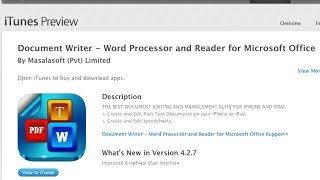 Document Writer Word Processor and Reader for Microsoft Office screenshot 1